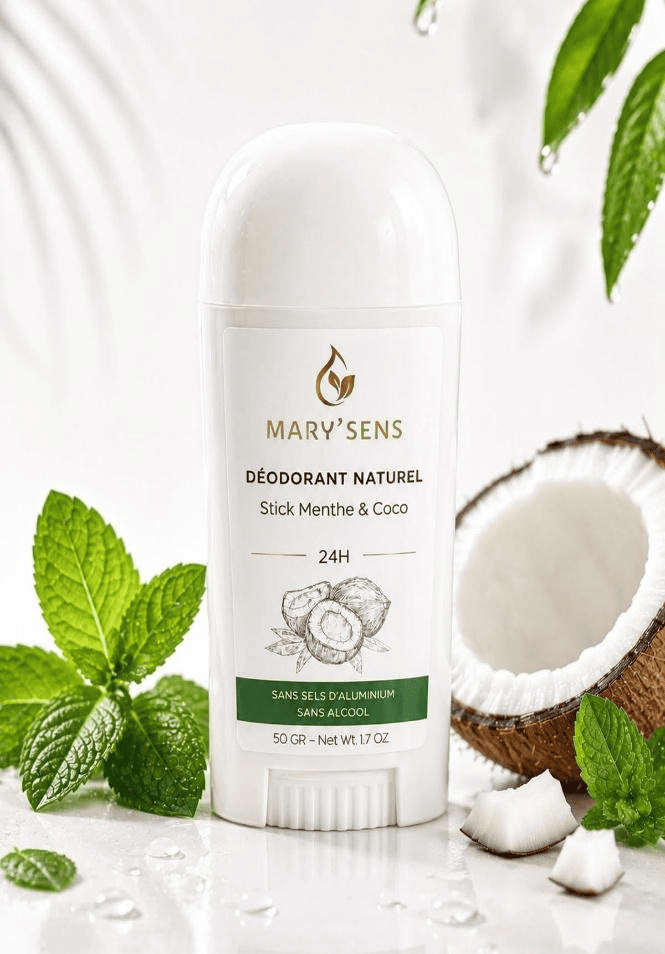Déodorant Naturel 24H Stick Menthe & Coco